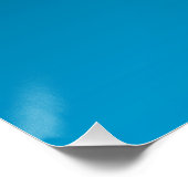 Gradient Blau - hell bis tief | Stimmungs-Hintergr Poster (Ecke)