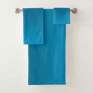Gradient Blau - hell bis tief | Stimmungshintergru Badhandtuch Set