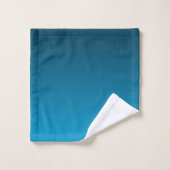 Gradient Blau - hell bis tief | Stimmungshintergru Badhandtuch Set (Waschlappen)