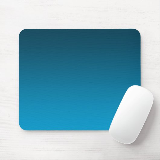 Gradient Blau - hell bis tief | Stimmungshintergru Mousepad (Mit Mouse)
