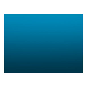 Gradient Blau - tief zu hell   Stimmungs-Hintergru Poster