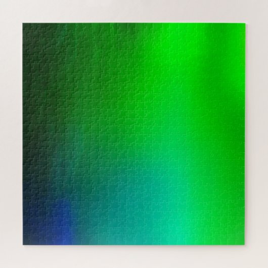 Gradient Blue and Green Challenging Puzzle (Horizontal)