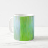 Gradient blue and green textured kaffeetasse (Vorderseite Links)