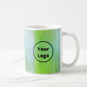 Gradient blue and green textured kaffeetasse