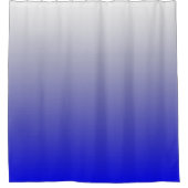 Gradient Blue Duschvorhang (Vorderseite)