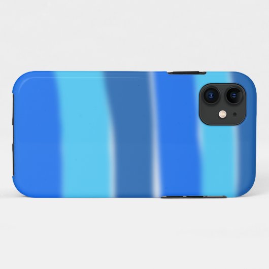 Gradient Blue iPhone Case (Rückseite (Horizontal))