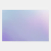 Gradient Blue, Lila, Lilac Geschenkpapier Set (Vorderseite 3)