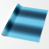 Gradient blue ombre geschenkpapier (Ungerollt)