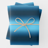 Gradient blue ombre geschenkpapier set (Beispiel)