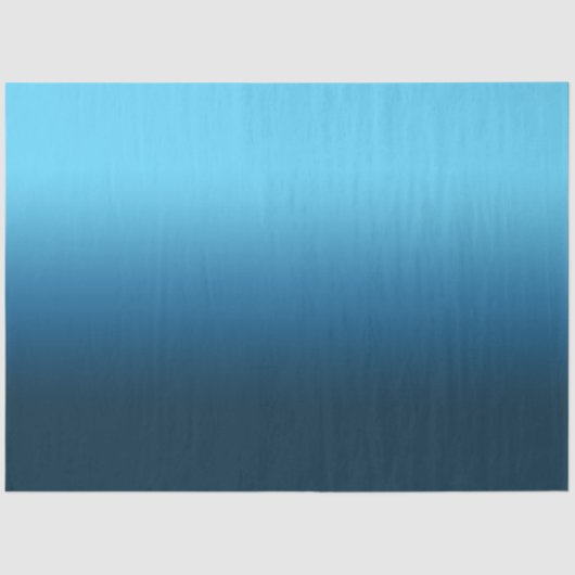 Gradient blue ombre seidenpapier (Vorderseite)