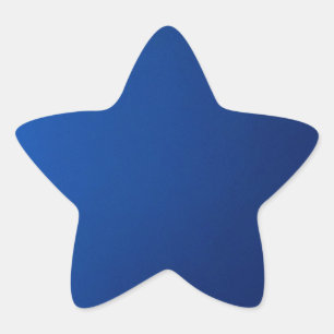 Gradient Blue Star Stickers