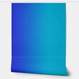 Gradient Blue to Aqua Abstrakt Tapete