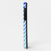 Gradient Blue Waves Case-Mate iPhone Hülle (Hinten/Links)