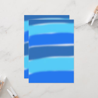 Gradient Blue Wedding Einladung