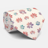 Gradient Blumenmuster Krawatte (Gerollt)