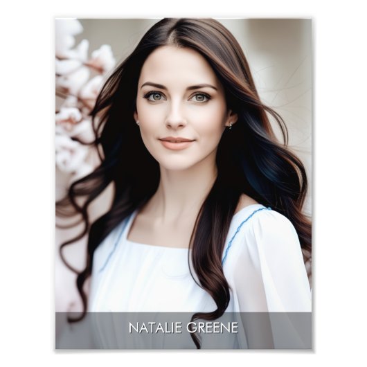 Gradient Border 8.5x11 Photogenic Photo Print Fotodruck (Vorne)