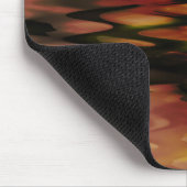 Gradient braun bis gelb formend abstrakte Zickzack Mousepad (Ecke)
