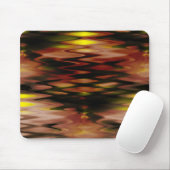 Gradient braun bis gelb formend abstrakte Zickzack Mousepad (Mit Mouse)