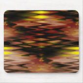 Gradient braun bis gelb formend abstrakte Zickzack Mousepad (Vorne)