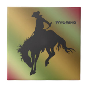 Gradient Bucking Horse Tile Fliese