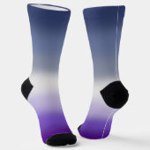 Gradient Butch Lesben-Stolzflagge Socken (Gewinkelt)