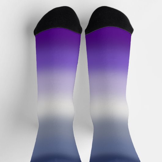 Gradient Butch Lesbian Pride Flag Socken (Oben)