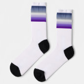 Gradient Butch Lesbian Pride-Flagge Socken (Linkes Detail)