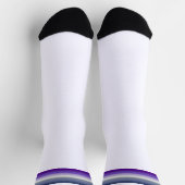 Gradient Butch Lesbian Pride-Flagge Socken (Oben)