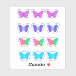 Gradient Butterfly Pack Aufkleber