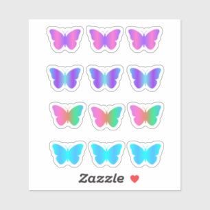 Gradient Butterfly Pack Aufkleber