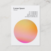 Gradient Circle 02 Visitenkarte (Rückseite)