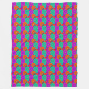 Gradient Circle Fleece Blanket - Dopamin Style