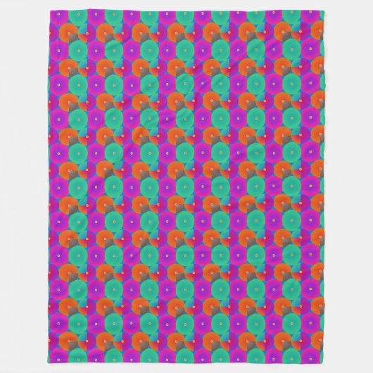 Gradient Circle Fleece Blanket - Dopamin Style (Vorderseite)