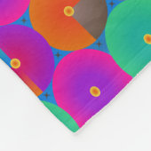 Gradient Circle Fleece Blanket - Dopamin Style (Ecke)