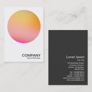 Gradient Circle v2 02 Visitenkarte