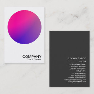 Gradient Circle v2 06 Visitenkarte