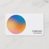 Gradient Circle v3 03 Visitenkarte (Vorderseite)