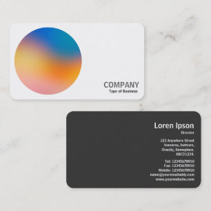 Gradient Circle v3 03 Visitenkarte