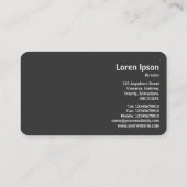 Gradient Circle v3 03 Visitenkarte (Rückseite)