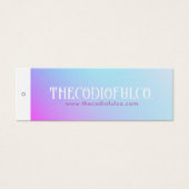 Gradient Closing Price Hang Tag (Vorderseite)