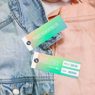 Gradient Closing Price Hang Tag