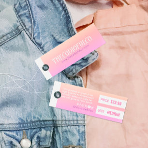 Gradient Closing Price Hang Tag