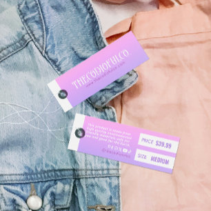 Gradient Closing Price Hang Tag