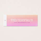 Gradient Closing Price Hang Tag (Vorderseite)