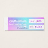 Gradient Closing Price Hang Tag (Rückseite)