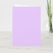 Gradient Coffee Lover Folded Greeting Card Karte (Rückseite)