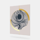 Gradient Contemporary Art Design Acrylschild (Winkel)