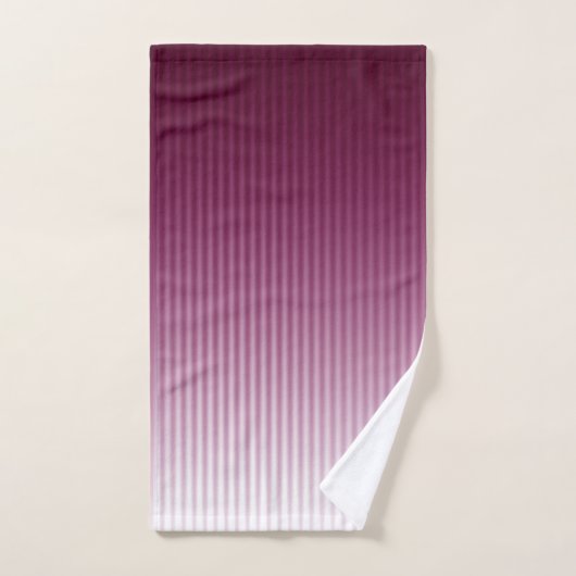 Gradient Cool Stylish Modern Stripe Muster Badhandtuch Set (Handtuch)