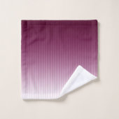 Gradient Cool Stylish Modern Stripe Muster Badhandtuch Set (Waschlappen)