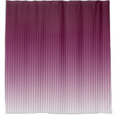 Gradient Cool Stylish Modern Stripe Muster Duschvorhang (Vorderseite)